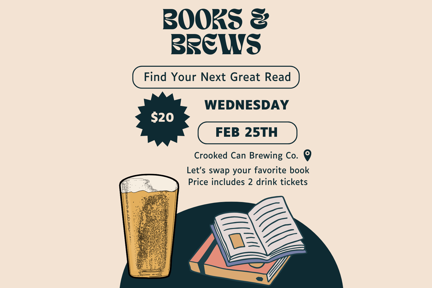 Crooked Can Brewing Company | Books and Brews
